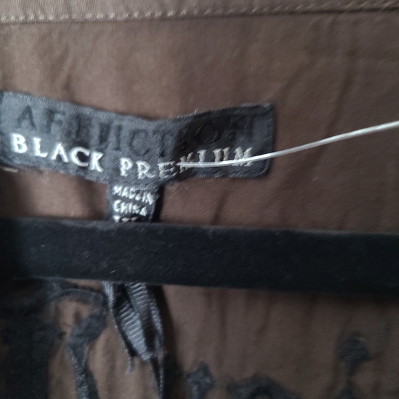 Affliction Brown Button Down Shirt - Picture 6 of 6